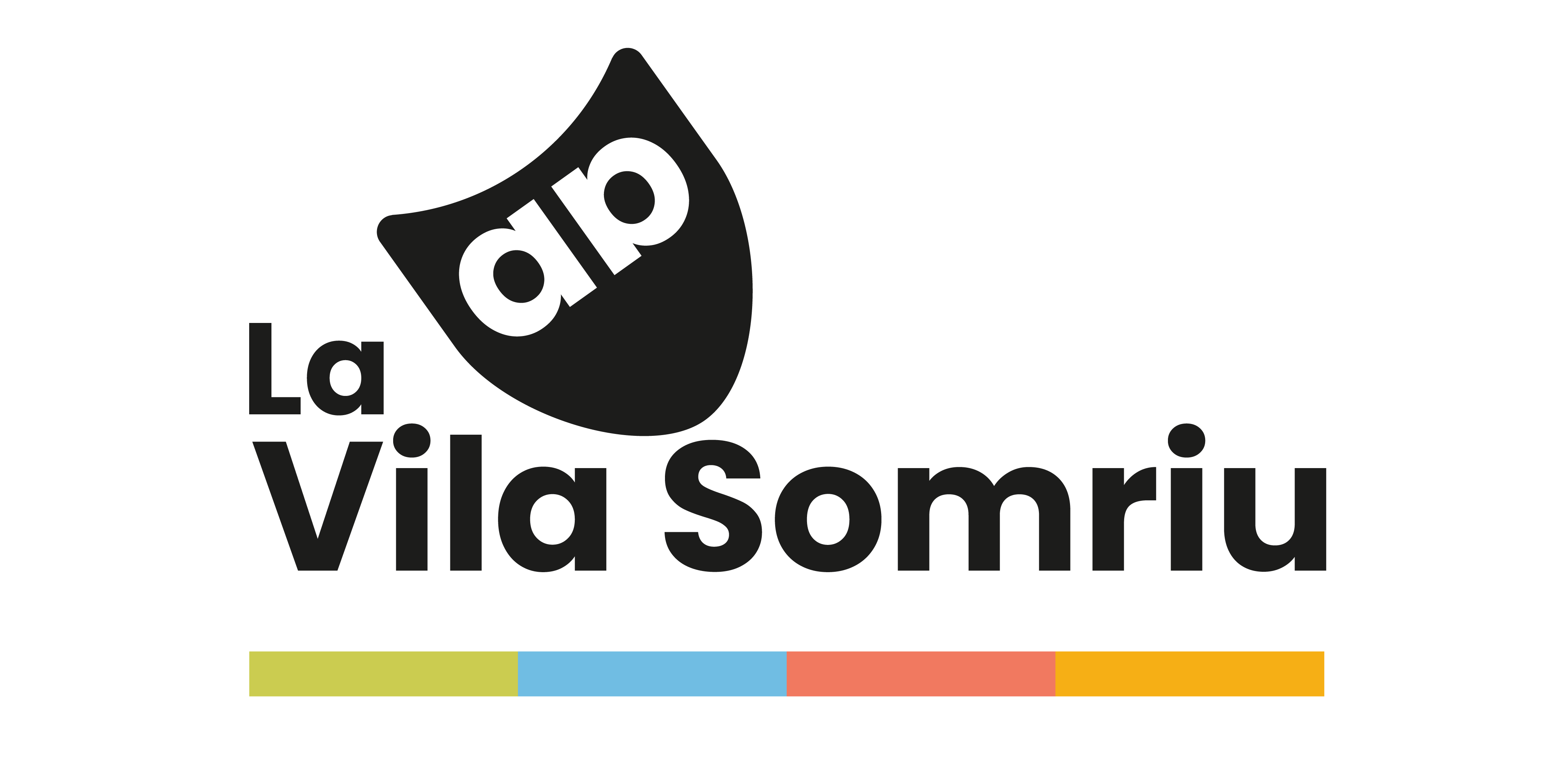 Logo La Vila Somriu colores Logo La Vila Somriu colores