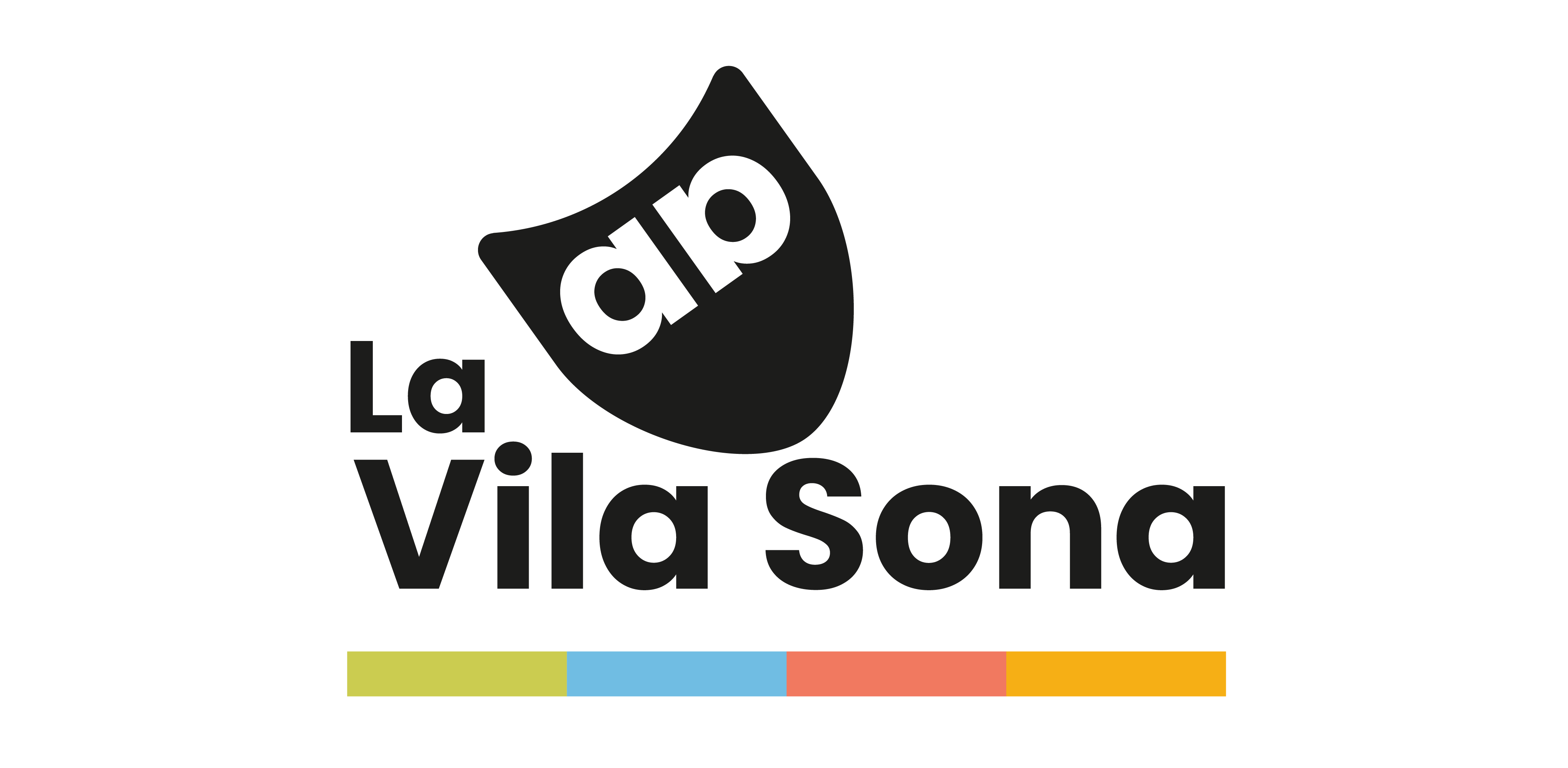 Logo La Vila Sona colores Logo La Vila Sona colores